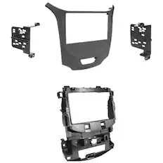 Front. Metra - Dash Kit for Select 2016-2020 Chevrolet Cruze DDIN - Matte Black.