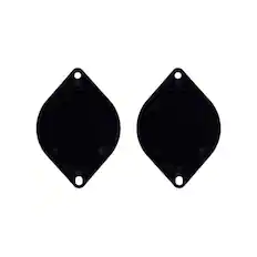 Front. Metra - Speaker Bracket for Select 2006-2017 Dodge Ram - Black.