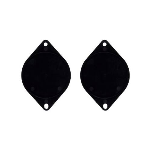 Front. Metra - Speaker Bracket for Select 2006-2017 Dodge Ram - Black.