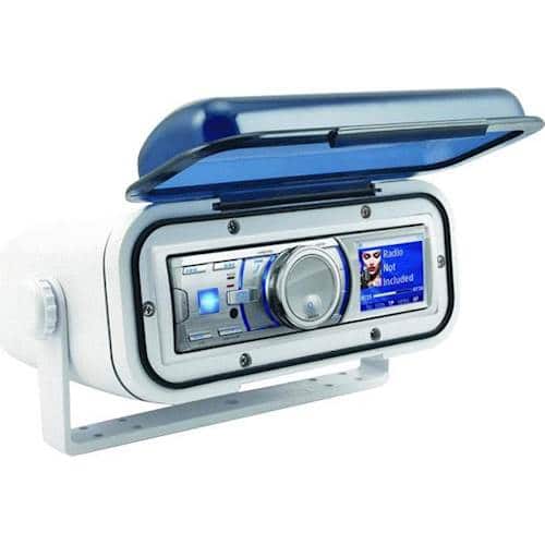 Best Buy Metra Marine Radio Housing for Most Boats White 999006