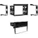 Front. Metra - Dash Kit for Select 1997-2004 Porsche Boxster DIN DDIN - Matte Black.