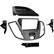Front. Metra - Dash Kit for Select 2015-2019 Ford Transit DIN DDIN - Gray.