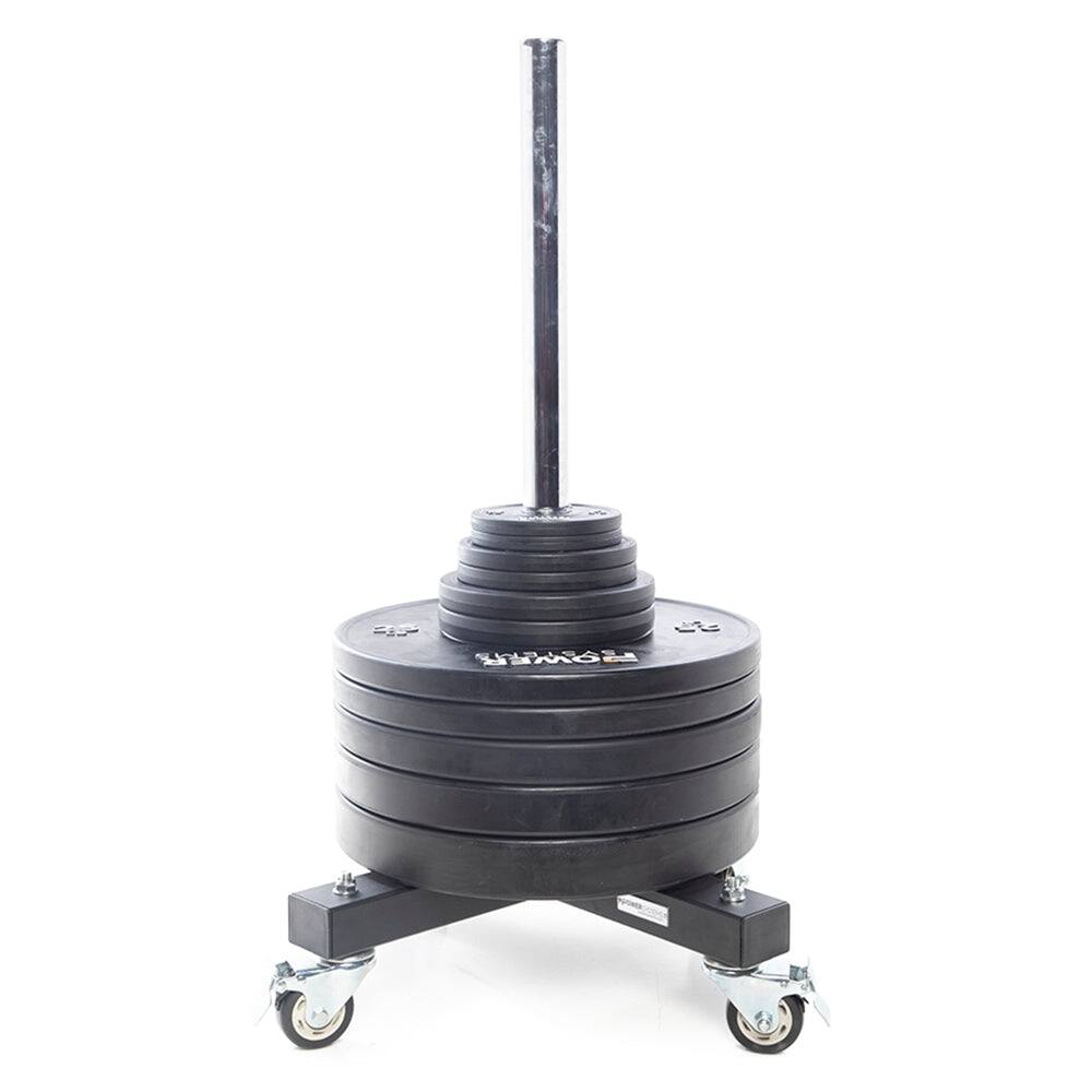 Alt View 4. Power Systems - 2.5 lb Training Bumper Plate - Weight Plate with Reinforced Inner Stainless Steel Disc - Black.