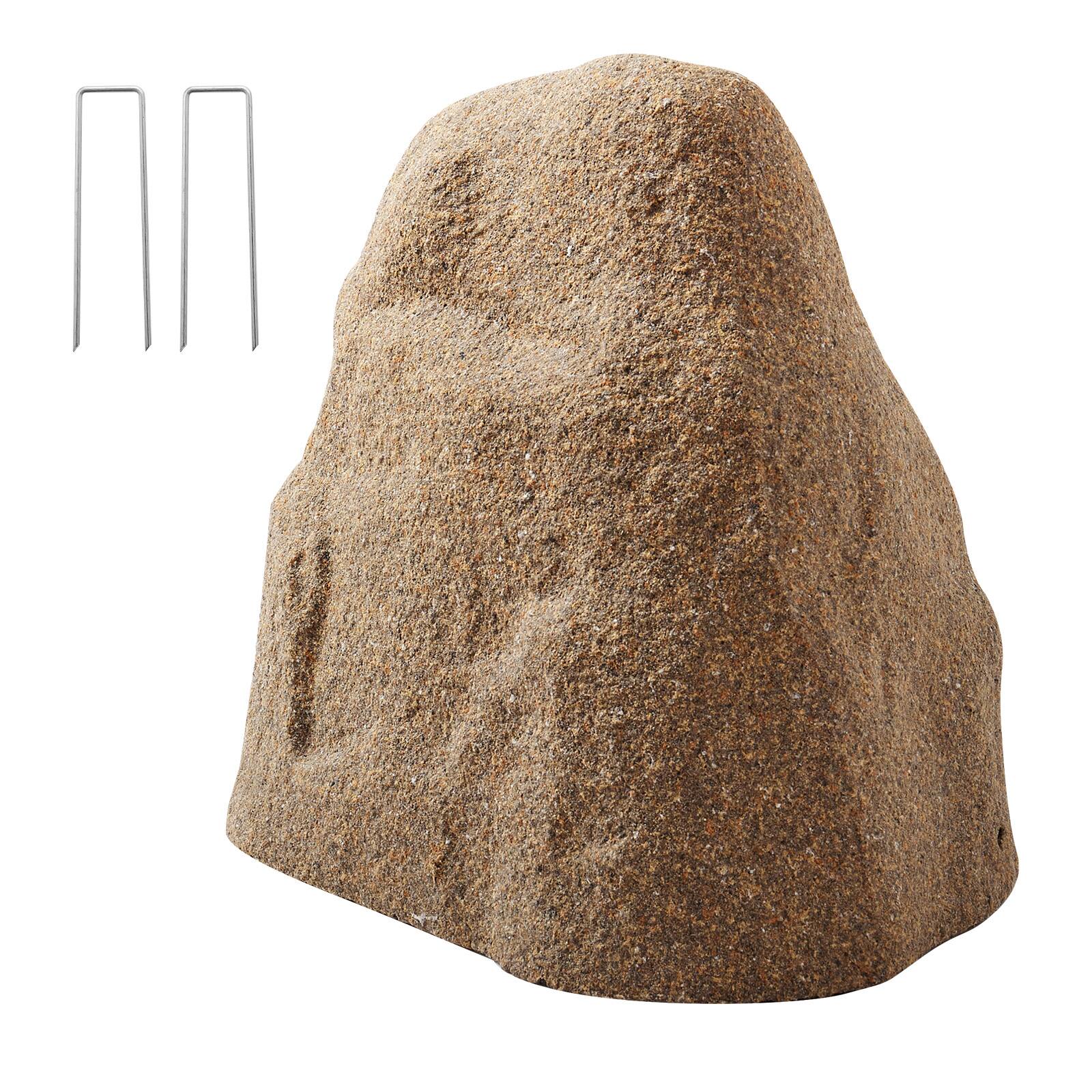 Alt View 5. VEVOR - Faux Rock Cover, Outdoor Fake Rock Well Pump Cover, Realistic Natural Texture, Weather-Resistant Artificial Boulder - Sandy Brown.