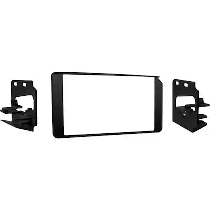 Front. Metra - Dash Kit for Select 1995-2000 Chevrolet GMC Tahoe Suburban Pickup Fullsize DDIN - Black.
