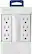 Alt View 1. Insignia™ - 6-Outlet Surge Protector - White.
