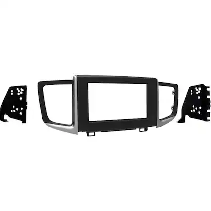 Front. Metra - Dash Kit for Select 2017-2023 Honda Ridgeline DDIN - Matte Black.