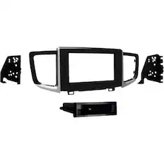 Front. Metra - Dash Kit for Select 2016-2022 Honda Pilot - Gloss Black.