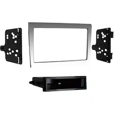 Front. Metra - Dash Kit for Select 2005-2011 Porsche Boxster 911 - Gray.