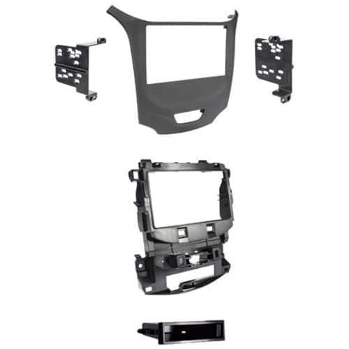 Metra - Dash Kit for Select 2016 Chevrolet Cruze Vehicles - Matte black - Larger Front