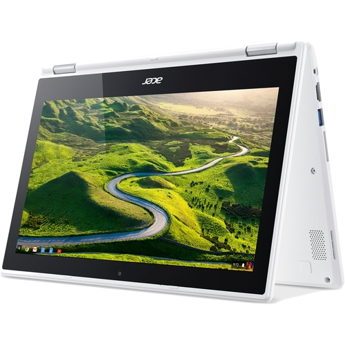 Rent to own Acer - R 11 2-in-1 11.6" Touch-Screen Chromebook - Intel Celeron - 4GB Memory - 32GB eMMC Flash Memory - White