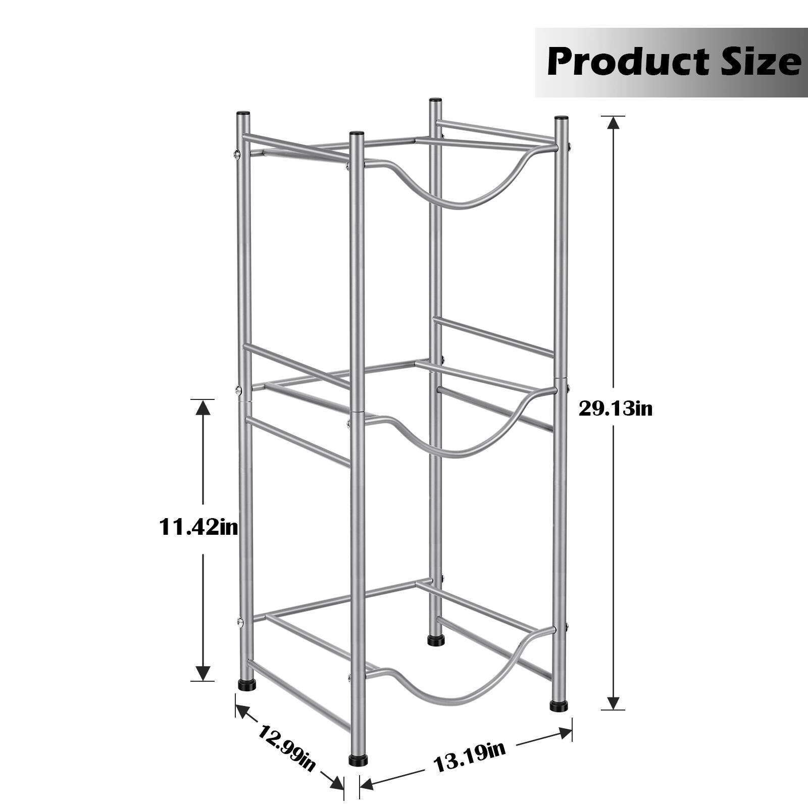 Product Size: 29.13in x 11.42in x 12.99in x 13.19in