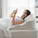 Alt View 4. wowmax - Side Sleeper Pillow with Arm Hole & Adjustable Headrest - Neck & Back Pain Relief, Removable Cover - White.