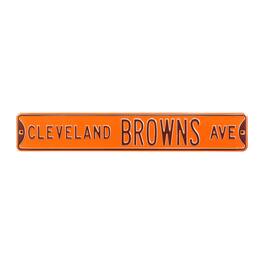 Authentic Street Signs - Cleveland Browns 6" x 36" Steel Street Sign - Orange