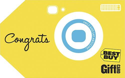 Alt View Standard 1. Best Buy GC - $50 SMILE AND SAY AWESOME - CONGRATS!.
