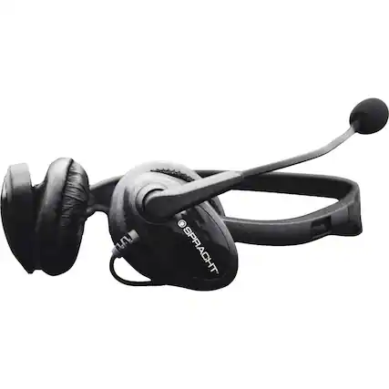 Left. Spracht - ZUM Hands-Free Headset - Black.