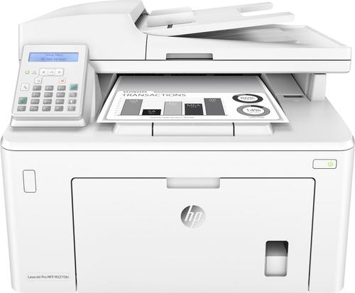 HP - LaserJet Pro MFP M227fdn Black-and-White All-In-One Laser Printer - White - InstantFinance24