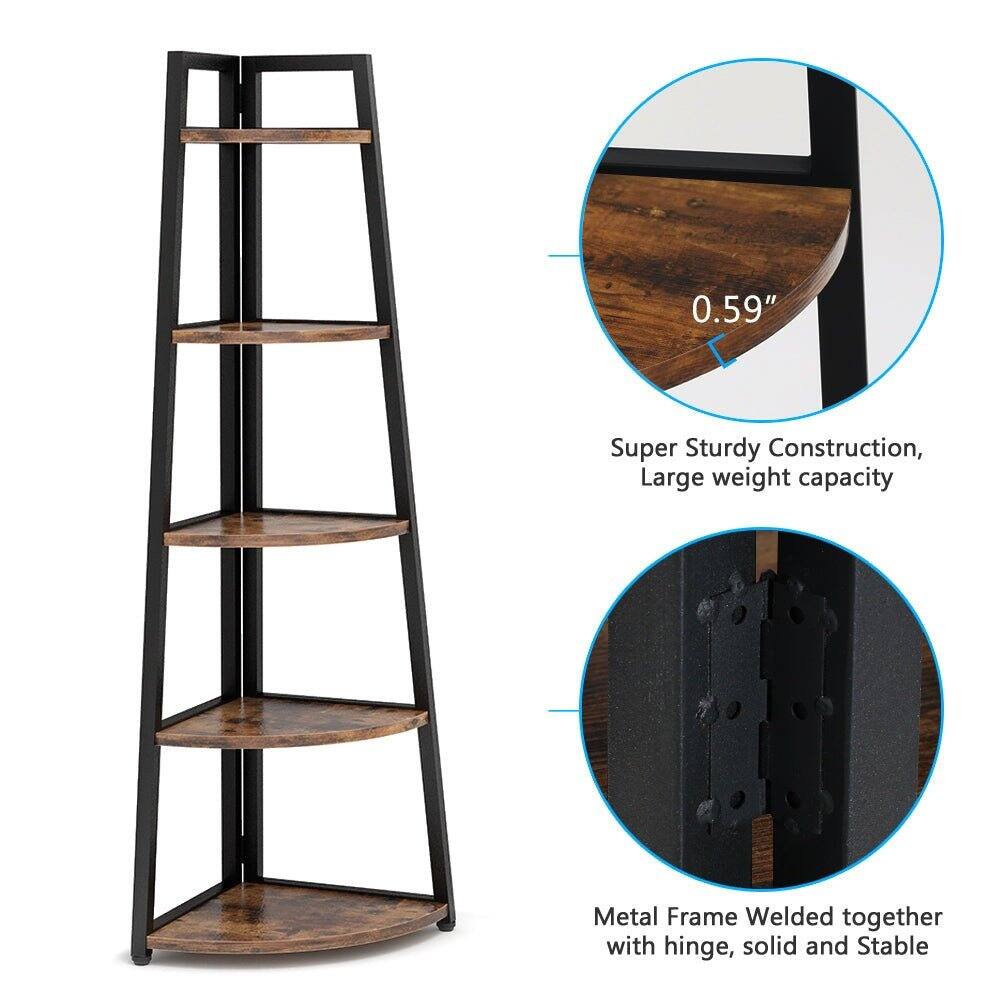 0.59"  
Super Sturdy Construction, Large weight capacity  
Metal Frame Welded together with hinge, solid and Stable