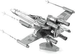 Metal Earth - Star Wars X-Wing Fighter 3D Metal Model Kit Fascinations - Silver