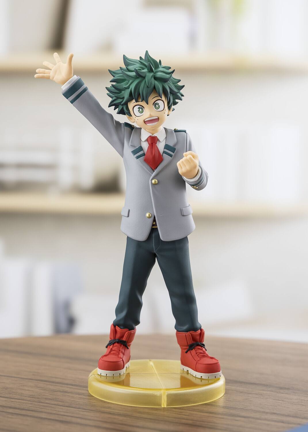 Alt View 4. PopMarket - Rowtashii Noise - My Hero Academia - Adokenette - Izuku Midoriya Figure (MHA)   - COLLECTIBLES - Multicolor.