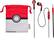 Front. iHome - Pokemon In-Ear Headphones - White/Red/Black.