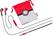 Left. iHome - Pokemon In-Ear Headphones - White/Red/Black.