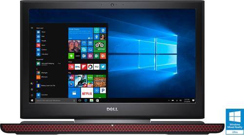 Dell - Inspiron 15.6" Laptop - Intel Core i7 - 16GB Memory - NVIDIA GeForce GTX 1050Ti - 1TB Hard Drive + 128GB SSD - Black - Larger Front