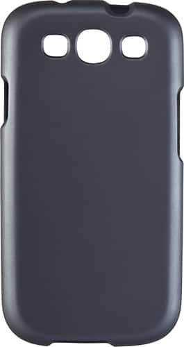 Front. Rocketfish™ - Snap-On Case for Samsung Galaxy S III Cell Phones - Gray.
