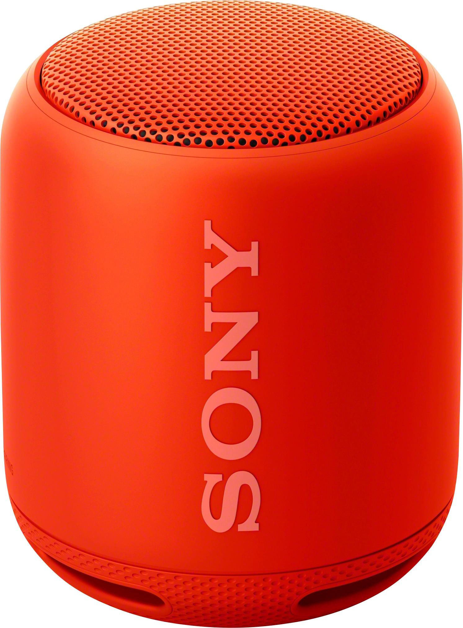 sony bluetooth speaker red