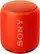 Front. Sony - XB10 Portable Bluetooth Speaker - Red.