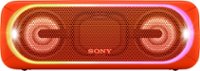 Front Zoom. Sony - XB40 Portable Bluetooth Speaker - Red.