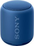 Front. Sony - XB10 Portable Bluetooth Speaker - Blue.