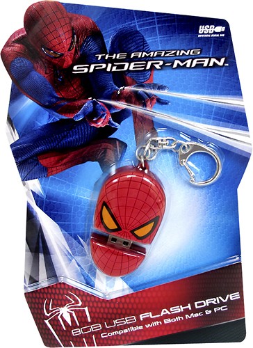 Spiderman USB Stick 8GB 3D Memory Flash Drives WeirdLand 