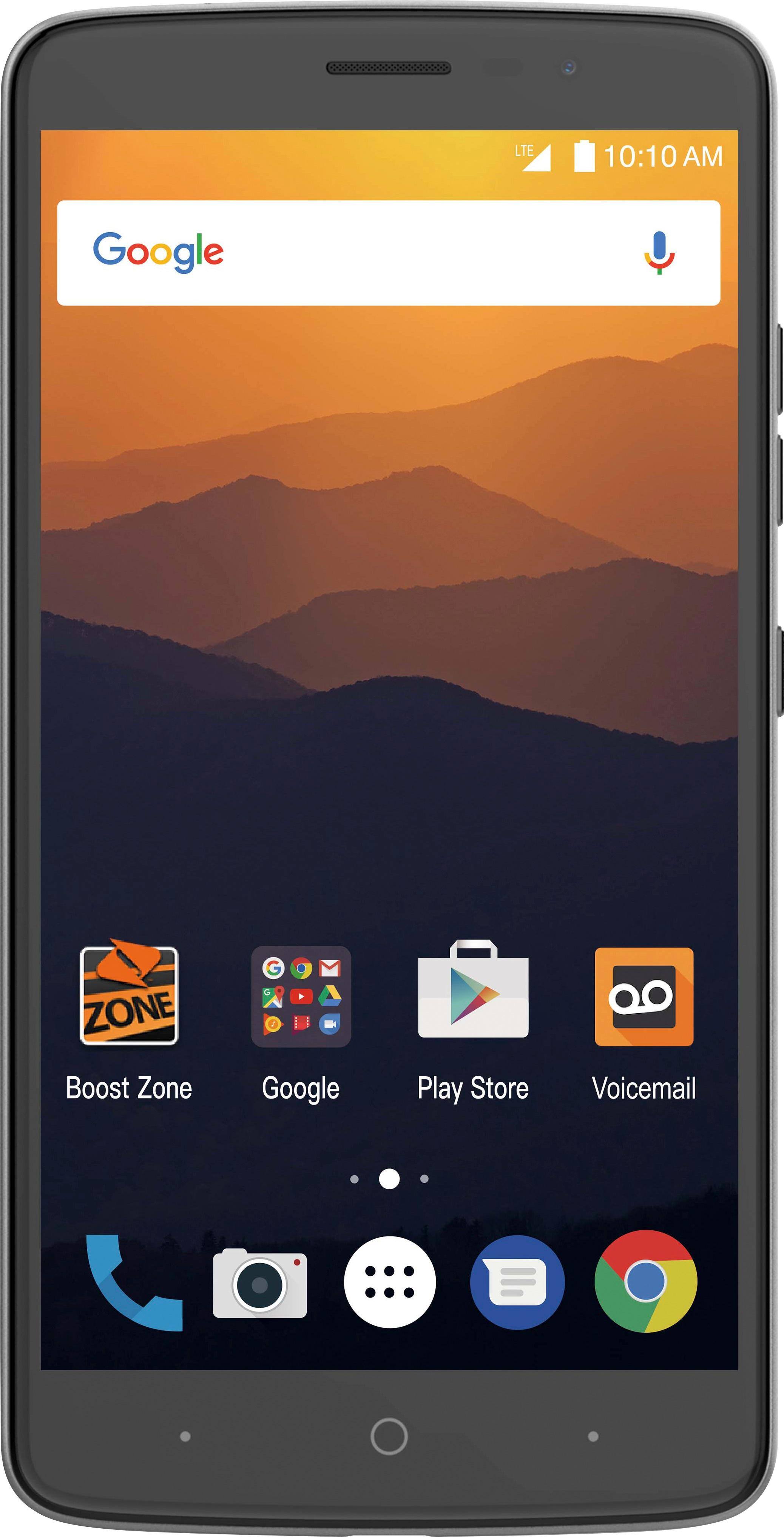 Front. Boost Mobile - ZTE Max XL 4G LTE with 16 GB Memory Prepaid Cell Phone.