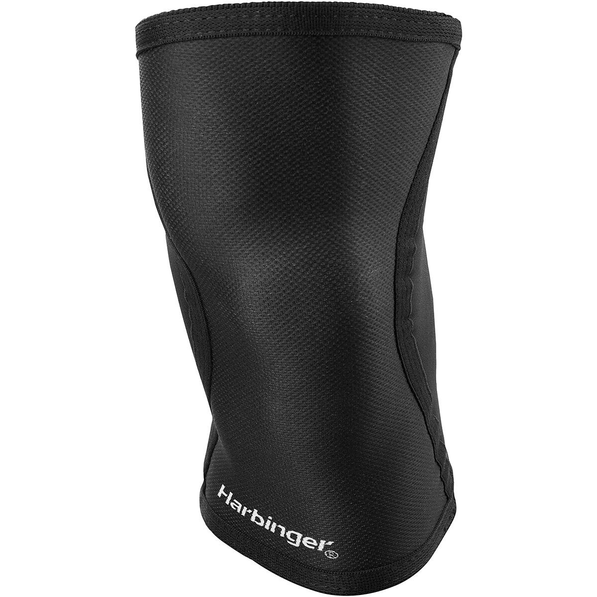 Alt View 1. Harbinger - Harbinger 5mm Weight Lifting Knee Sleeves - Large - Black - Black.