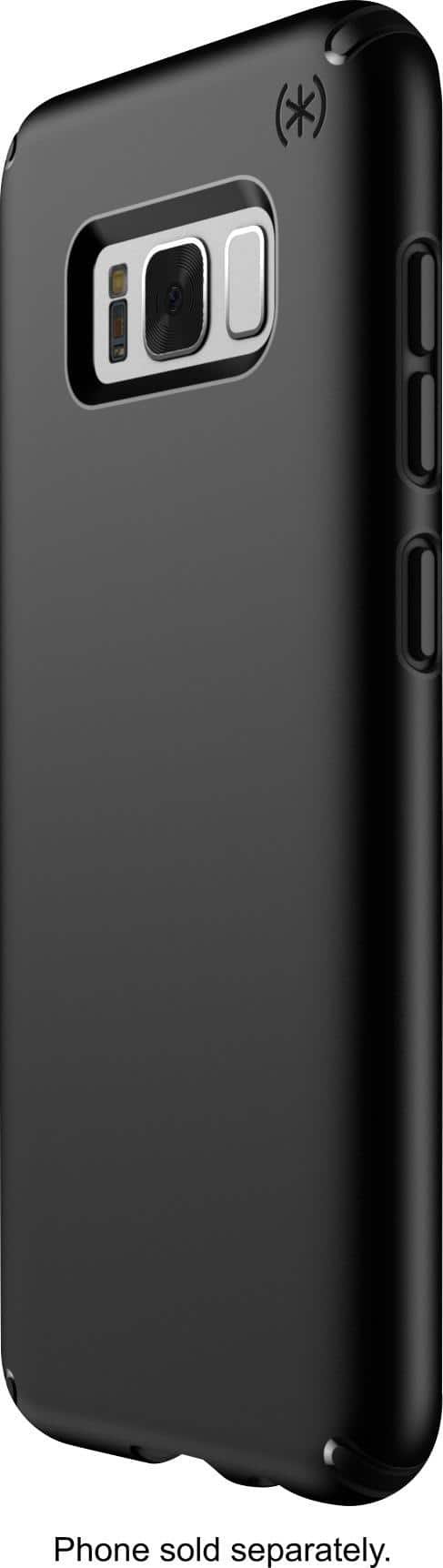 Front. Speck - Presidio Grip Case for Samsung Galaxy S8 - Black.