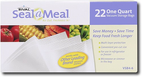 Best Buy: Seal-a-Meal 1-Quart Bags (22-Pack) VSB4-6