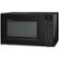 Front Zoom. Sharp - Carousel 1.5 Cu. Ft. Mid-Size Microwave - Black.