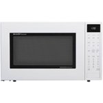 Front Zoom. Sharp - Carousel 1.5 Cu. Ft. Mid-Size Microwave - White.