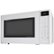 Alt View Zoom 12. Sharp - Carousel 1.5 Cu. Ft. Mid-Size Microwave - White.