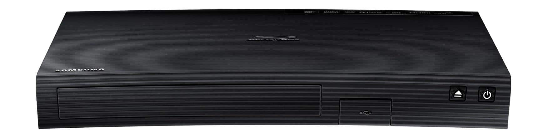 Samsung - Geek Squad Certified Refurbished BD-J5700/ZA - Streaming Wi-Fi Built-In Blu-ray Player - Black - Front_Zoom