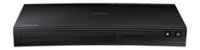 Front. Samsung - Geek Squad Certified Refurbished BD-J5700/ZA - Streaming Wi-Fi Built-In Blu-ray Player - Black.