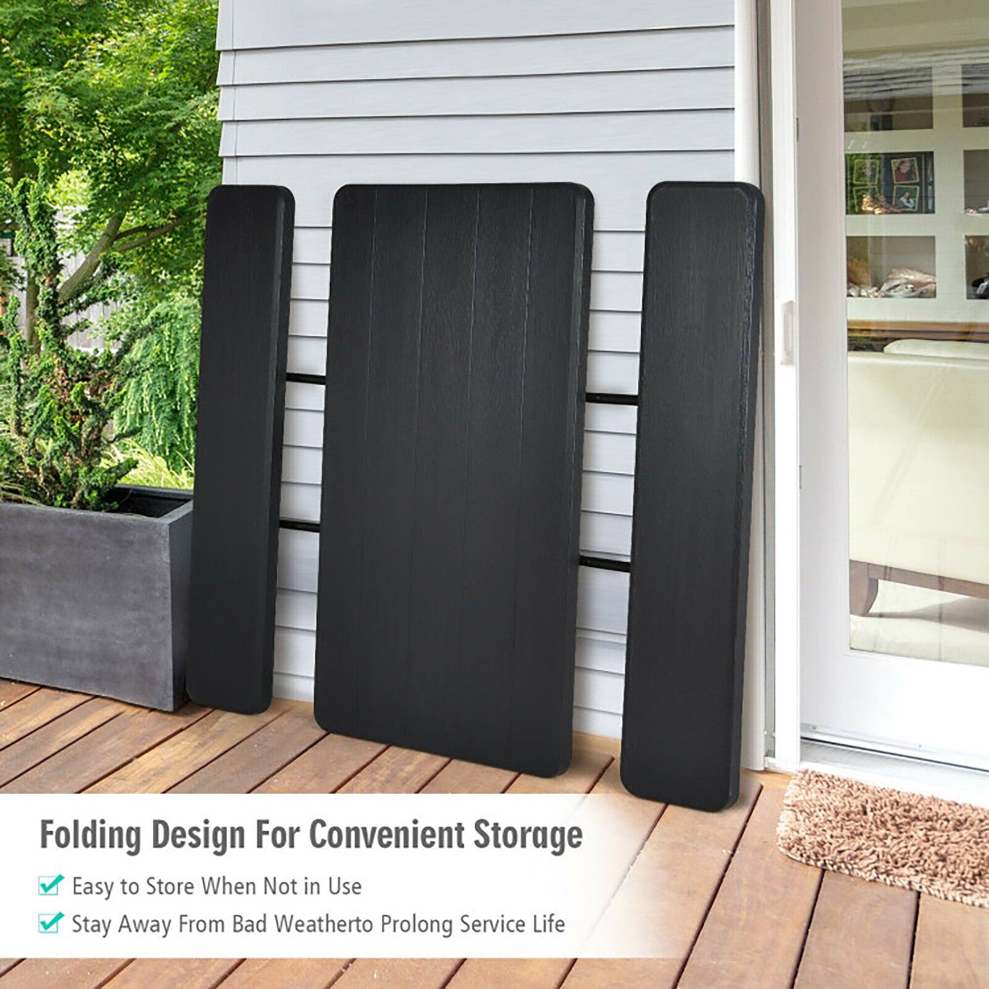 Folding Design For Convenient Storage  
Easy to Store When Not in Use  
Stay Away From Bad Weather to Prolong Service Life