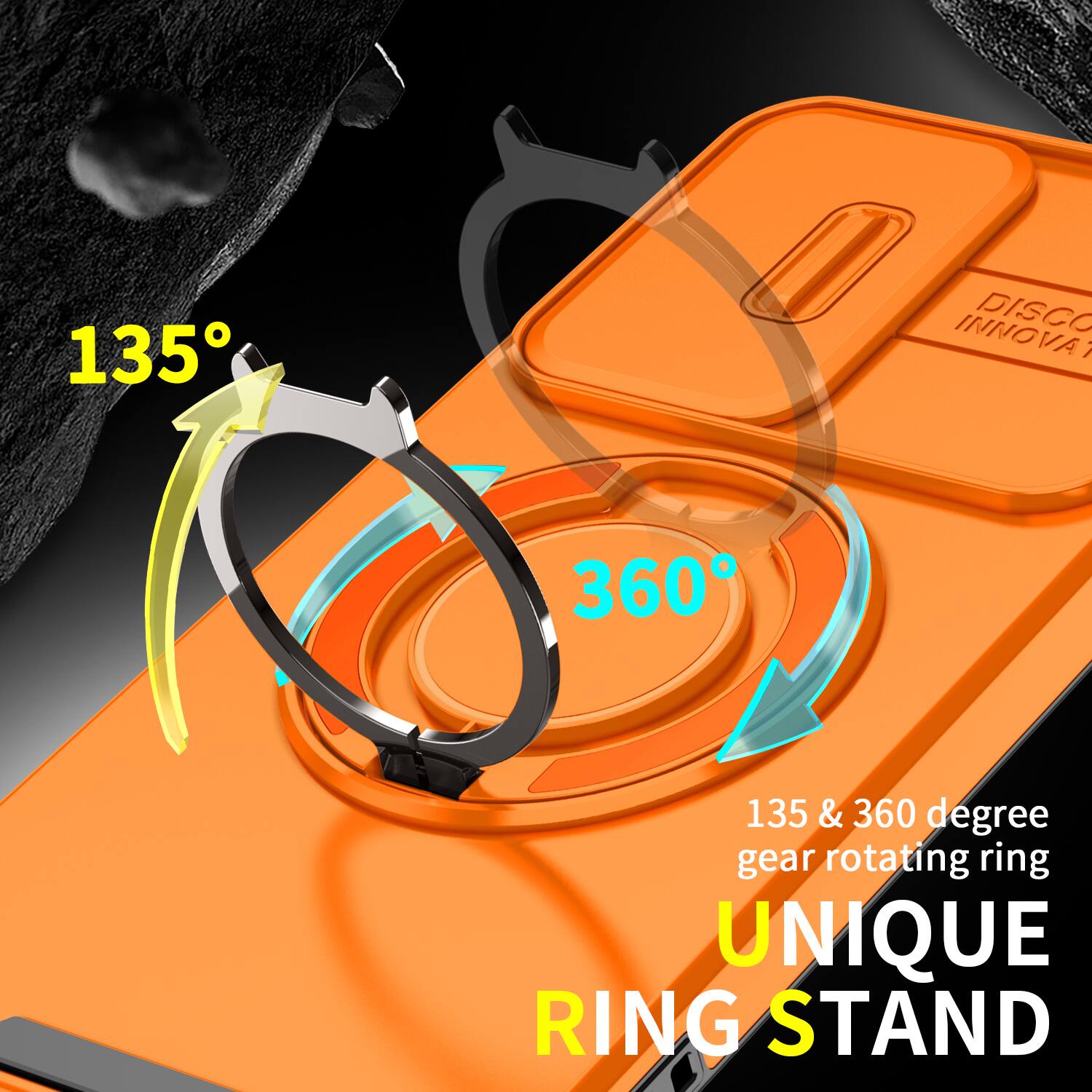 135
INNOVAT DISCO
360
135 & 360 degree gear rotating ring
UNIQUE RING STAND
