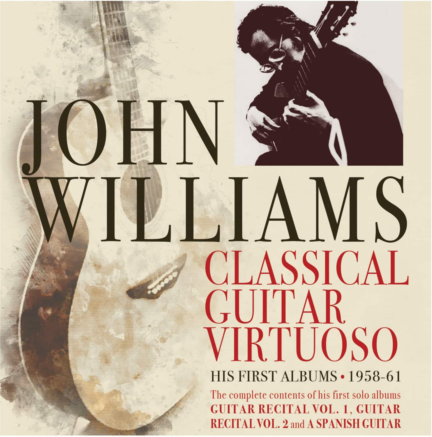 John Williams - Classical Guitar Virtuoso: Early Years 1958-61   - COMPACT DISCS [CD] price history on PriceWatchPro