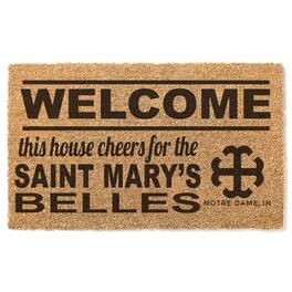 Jardine - Saint Mary's Belles 18" x 30" Welcome Doormat - Brown