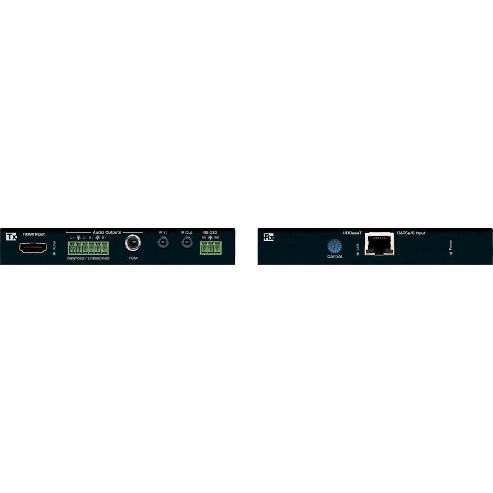 Angle View: Key Digital - XOA Series Power over HDBaseT/HDMI CAT5e/6 Tx and Rx HDMI Extenders - Black