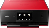 Front Zoom. Canon - PIXMA TS9020 Wireless All-In-One Printer - Red.
