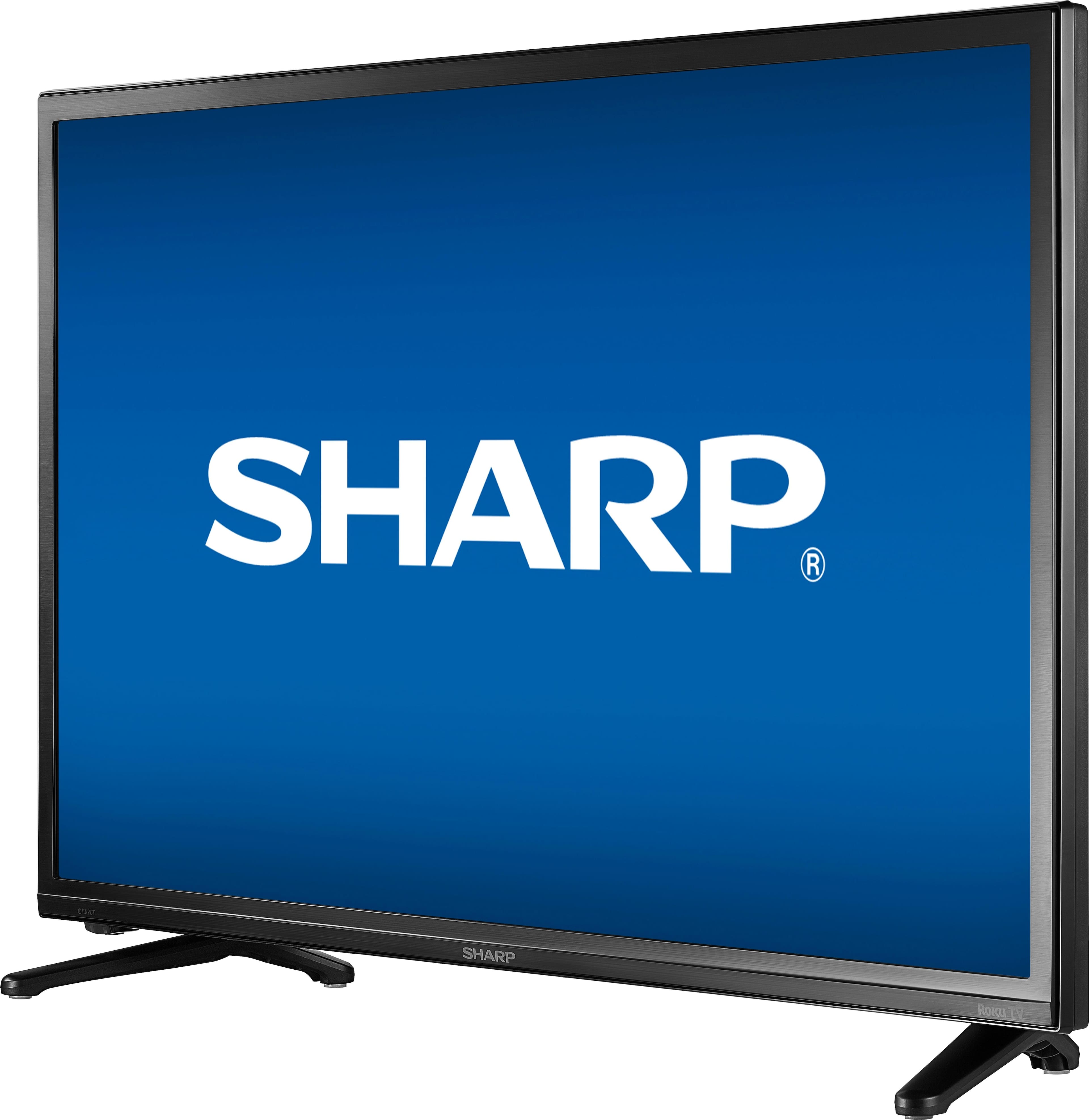 Alt View 14. Sharp - 32" Class - LED - 720p - Smart - HDTV Roku TV - Black.