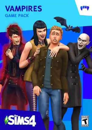 Front. Electronic Arts - The Sims 4 Vampires. - T (Teen 13+)
